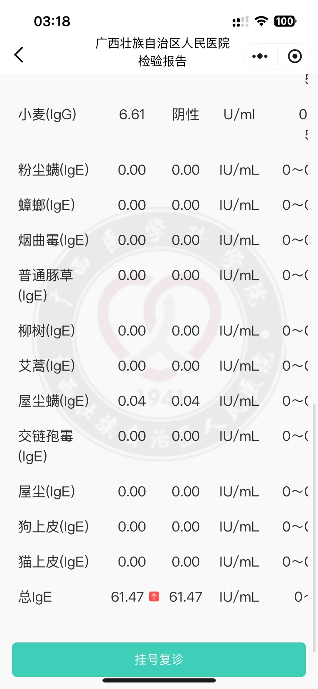 南宁哪个医院查过敏源好和价格