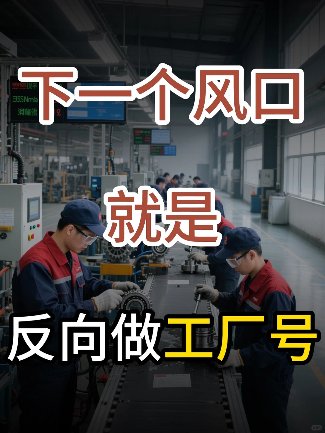 标题：下一个风口：反向做工厂号❗