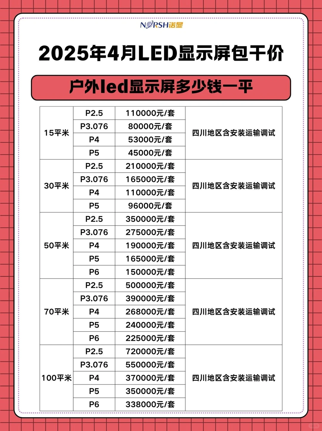 2025年还敢报虚价4月LED大屏厂家透明价