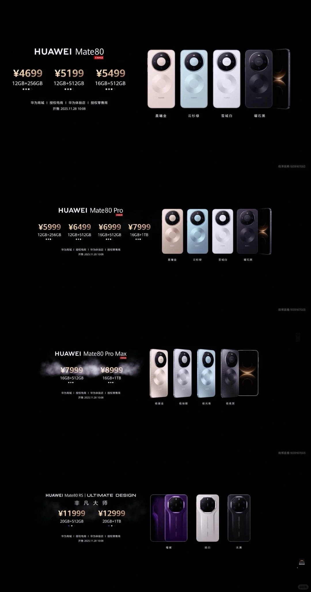 华为Mate80全系价格出炉，大家觉得怎么样