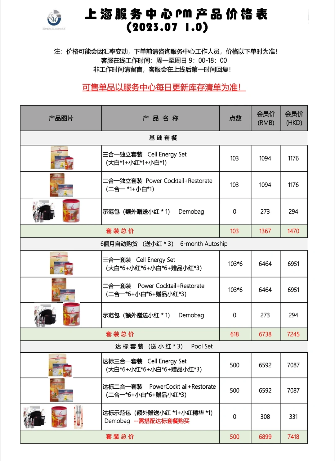 德国PM7月活动与价格