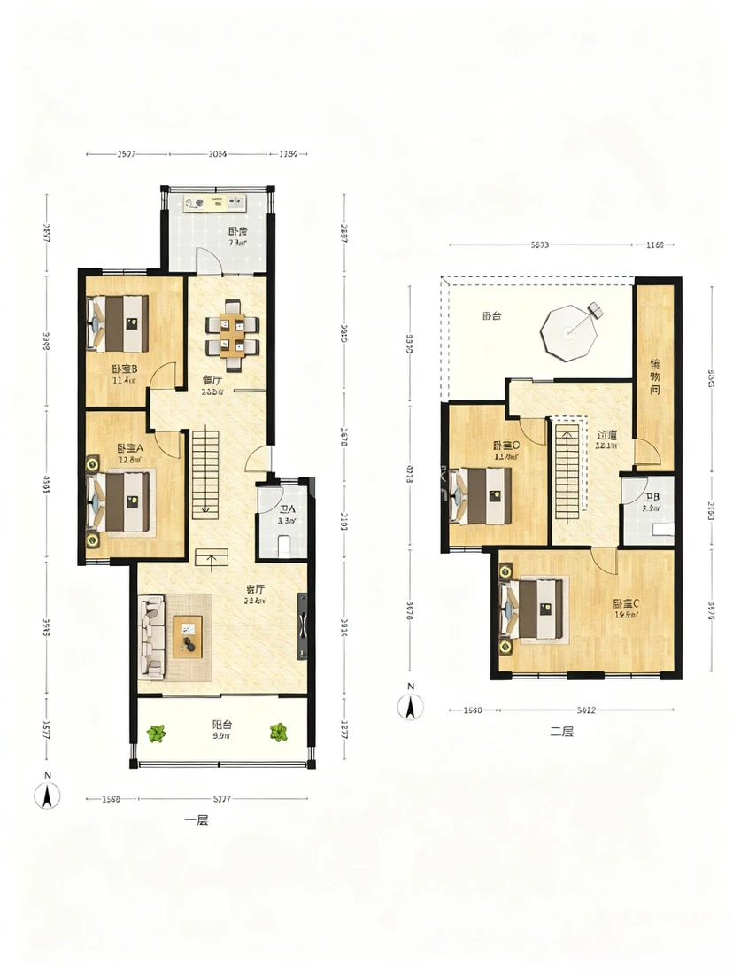 天桥，堤口路，160平，72万，单价4.5，带露台！