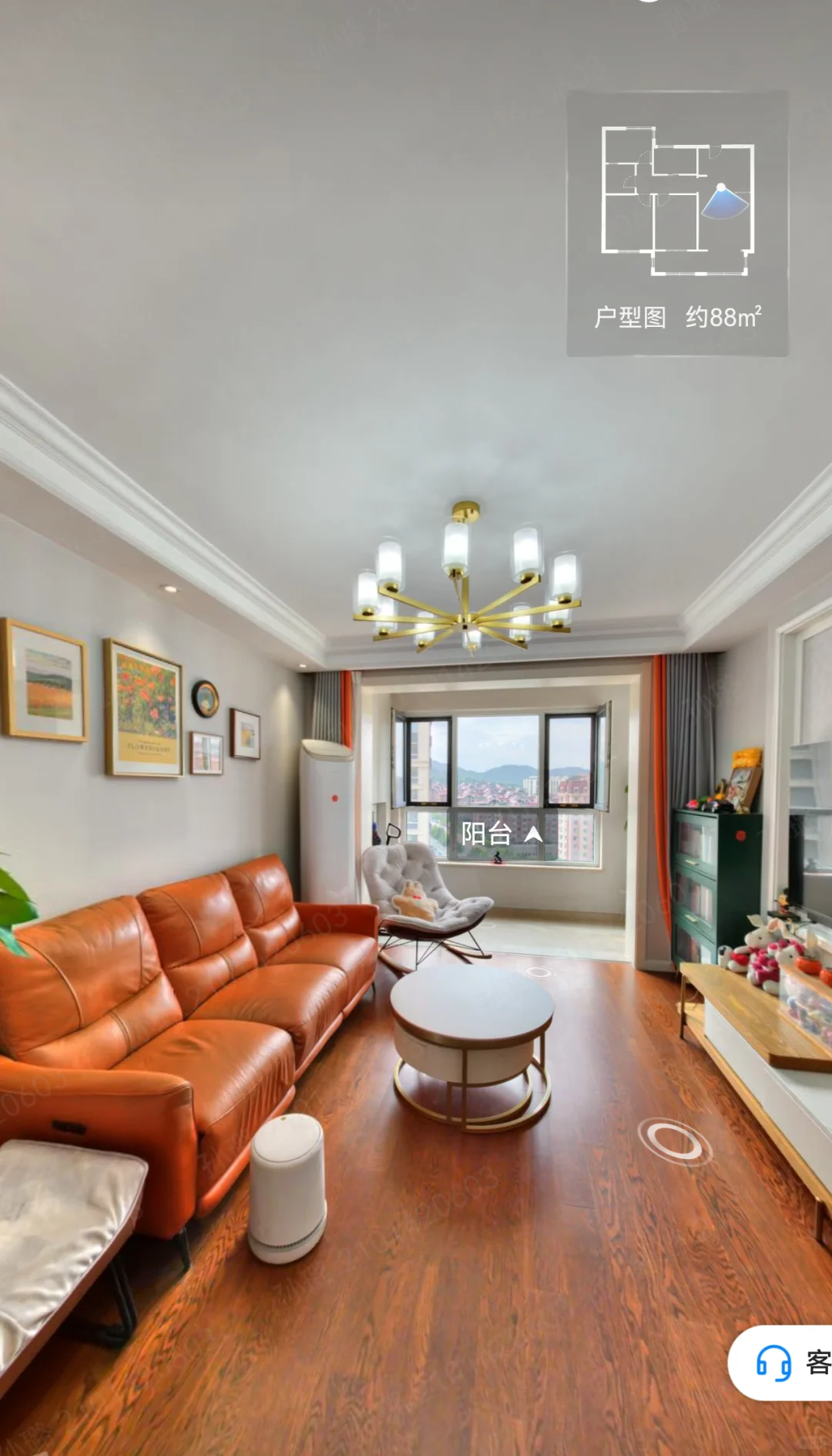 年轻人的温馨小家｜总价110多万＋88平套三