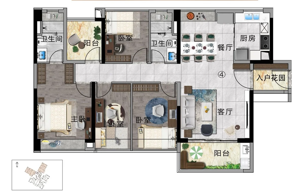 哇塞！193万捡漏星耀125方大4房