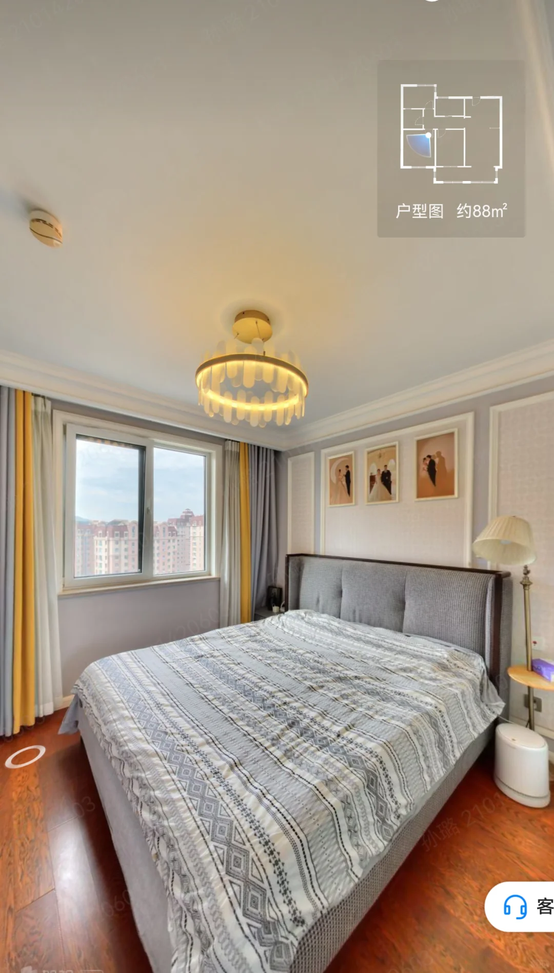 年轻人的温馨小家｜总价110多万＋88平套三