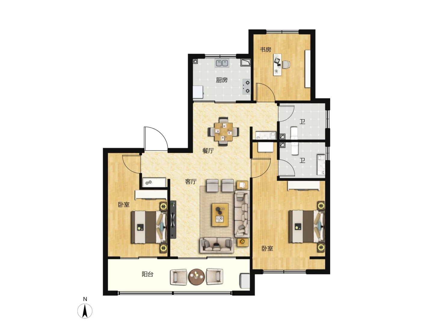 二环内！水润峰境101平，116平，价格合适！