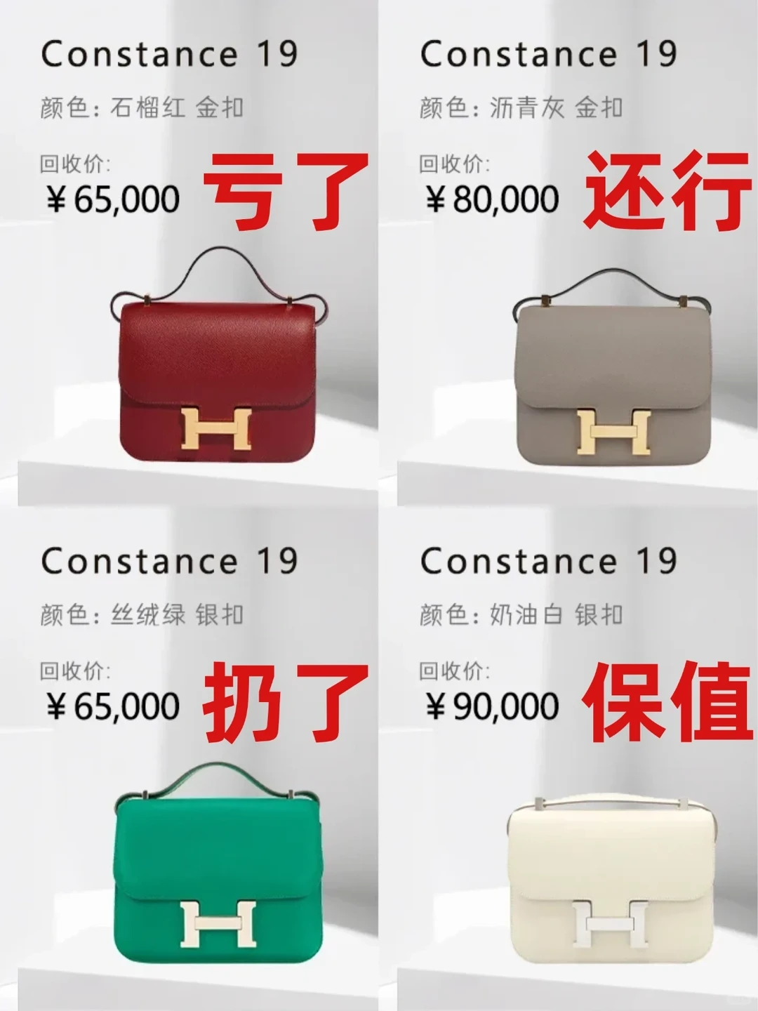 12月爱马仕康康包回收行情速览