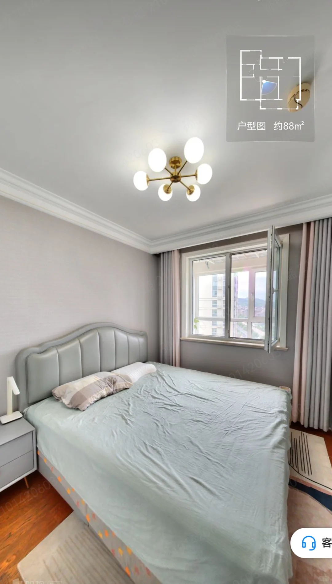 年轻人的温馨小家｜总价110多万＋88平套三