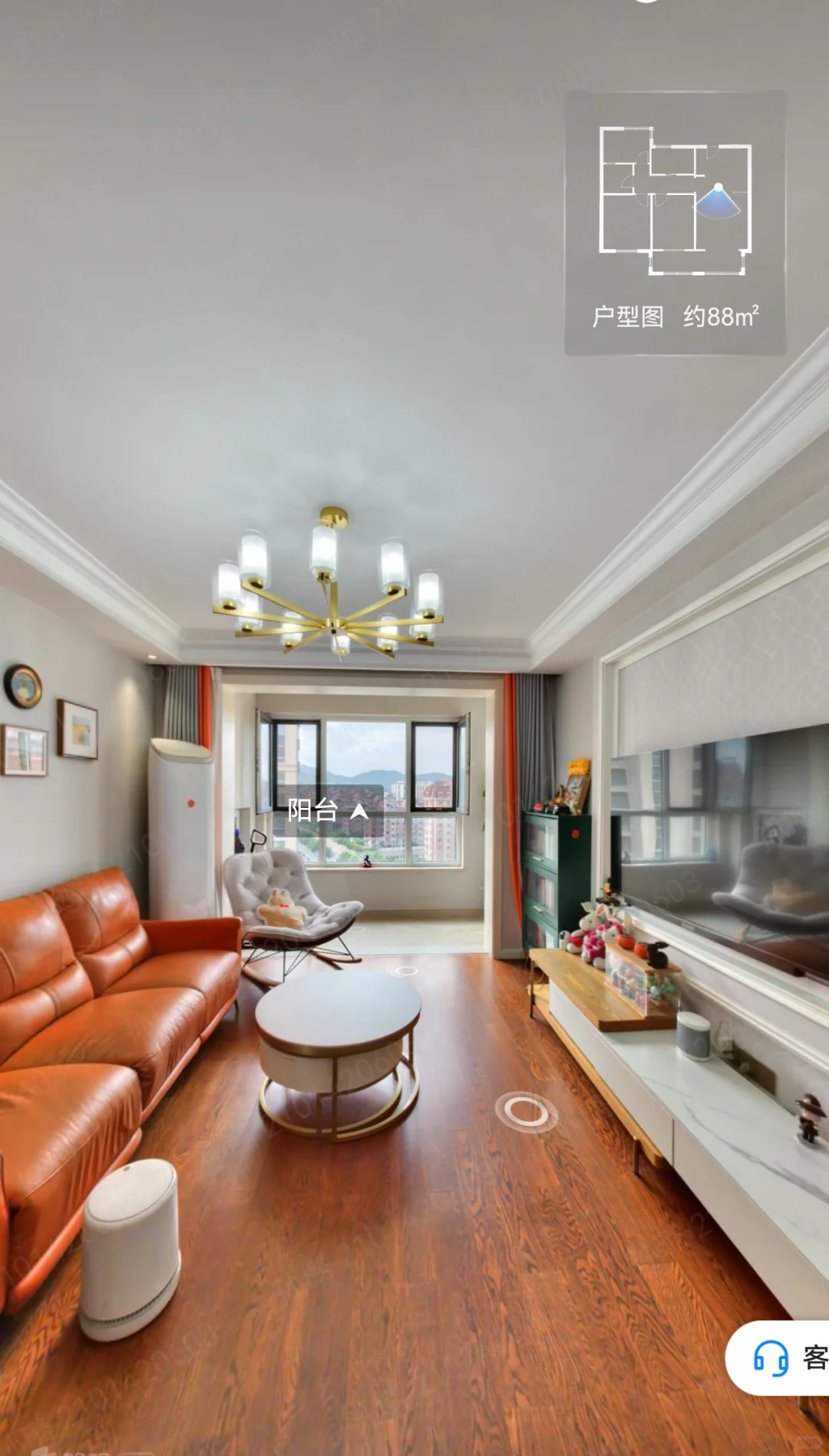 年轻人的温馨小家｜总价110多万＋88平套三