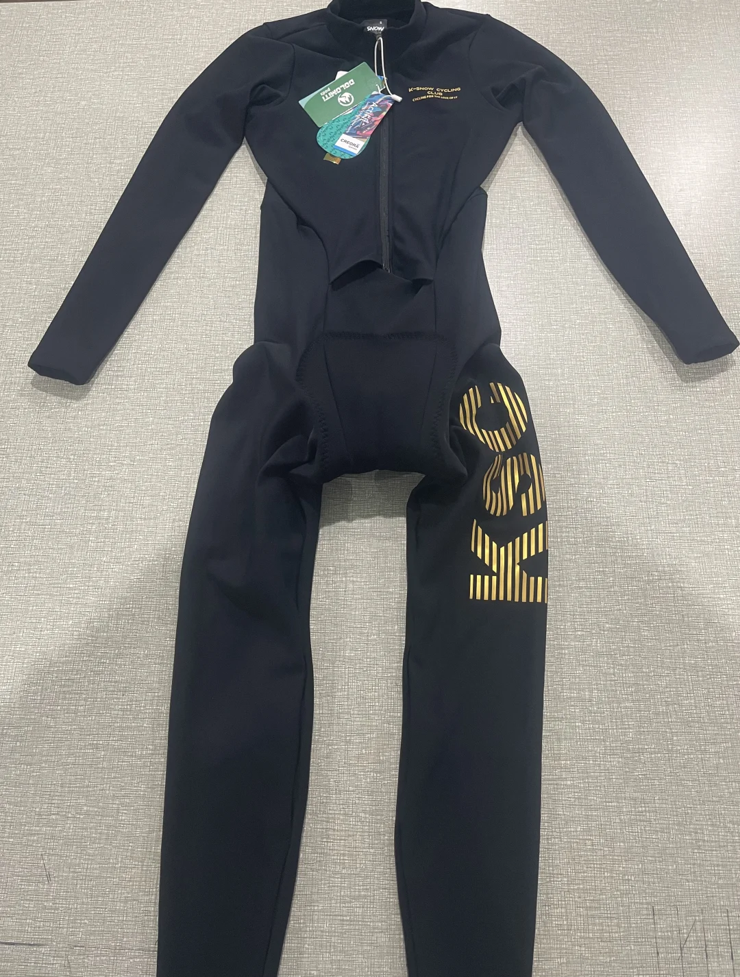 新品预售K-SNOW秋冬加绒连体骑行服