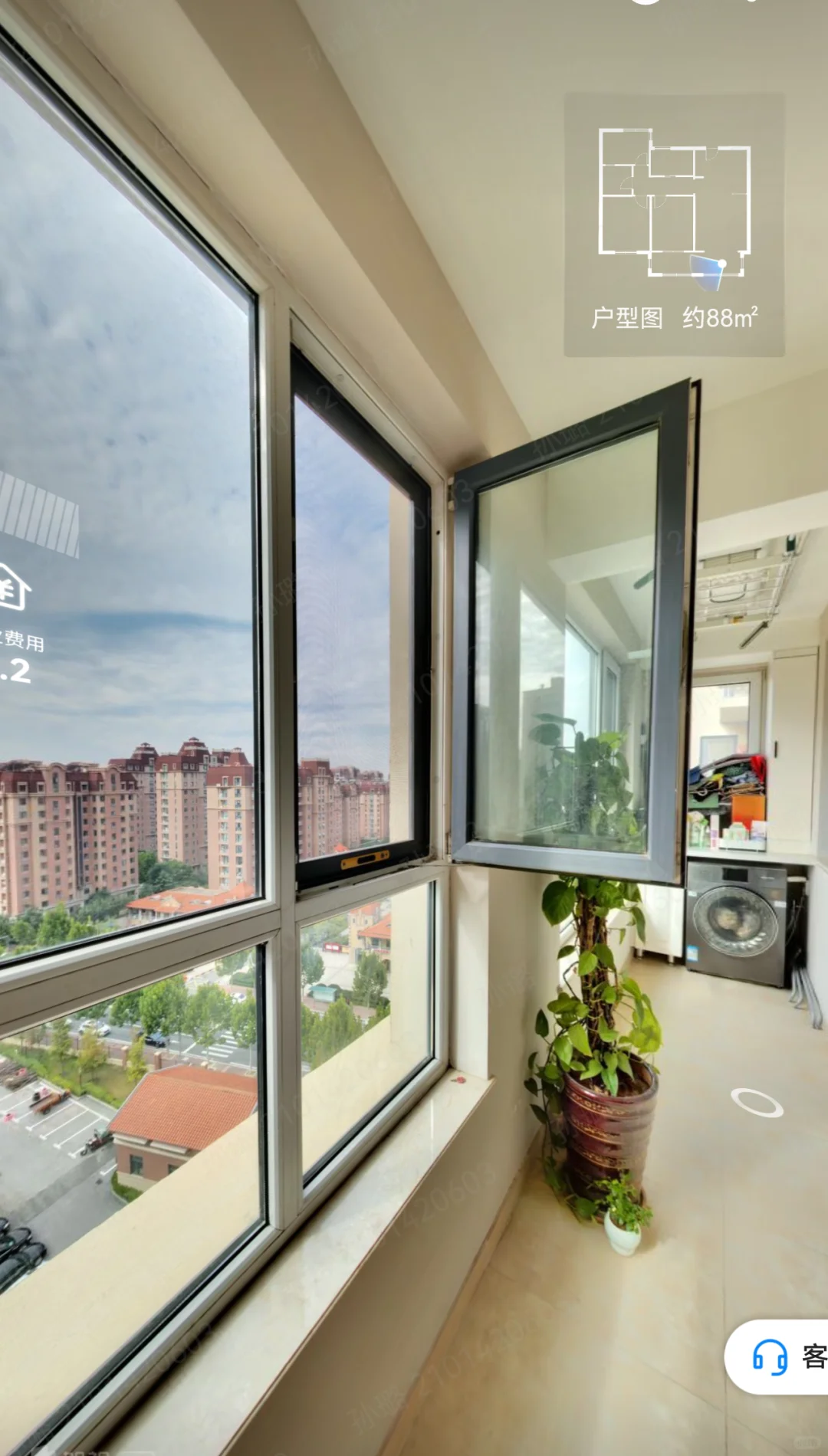 年轻人的温馨小家｜总价110多万＋88平套三