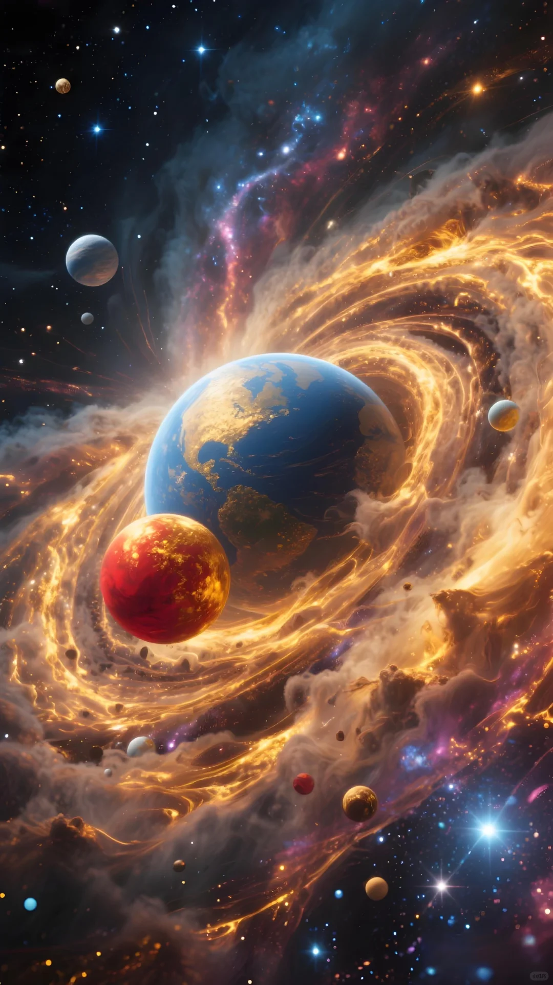 这也太美了！外太空壁纸！