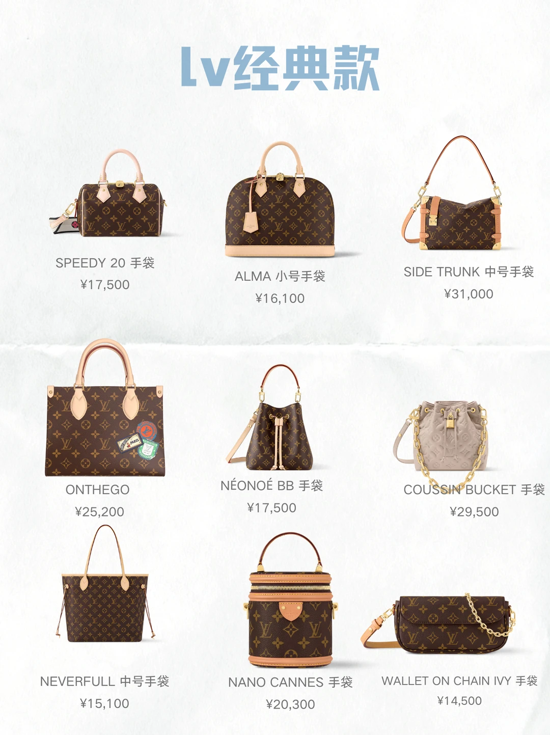 奢侈品包包图鉴｜一篇看完四大顶流经典