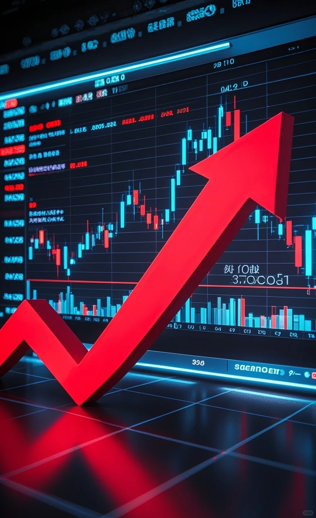 一组关于原创分享股市线状图