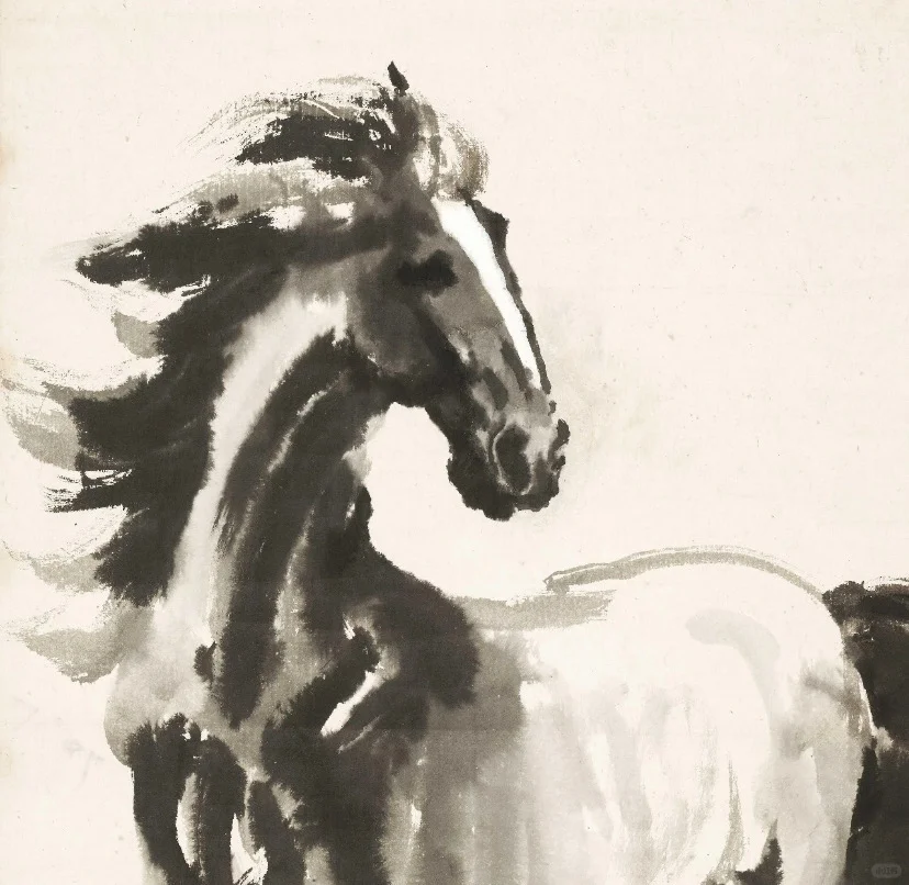 徐悲鸿《秋风立马》580万成交，乱世中的精神