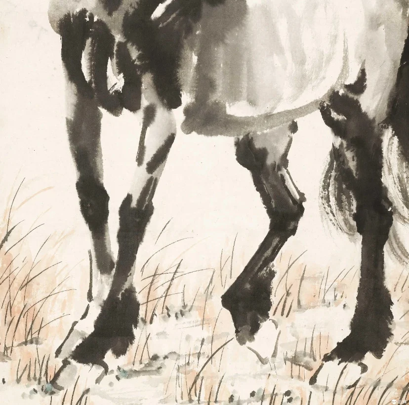 徐悲鸿《秋风立马》580万成交，乱世中的精神