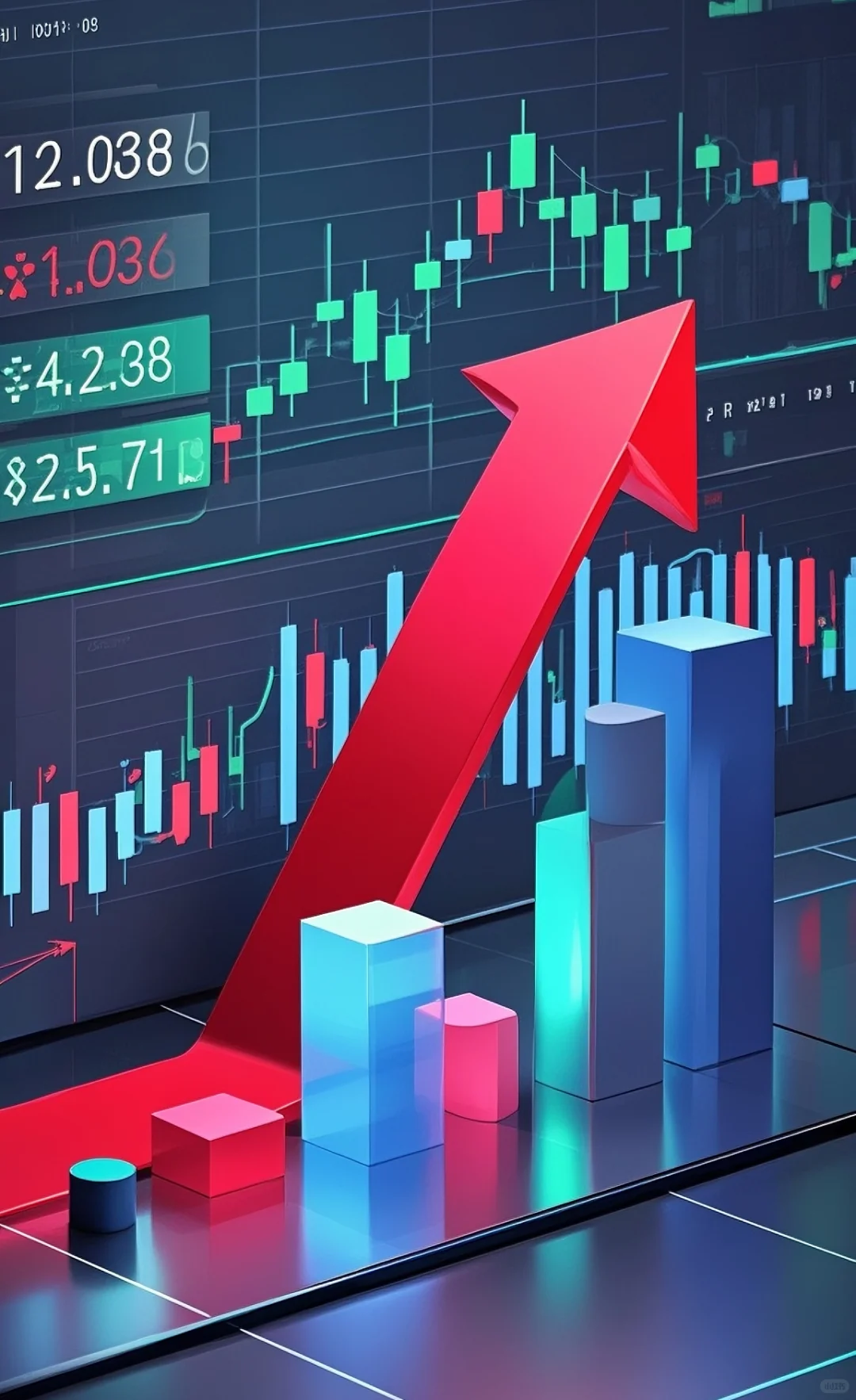 一组关于原创分享股市线状图