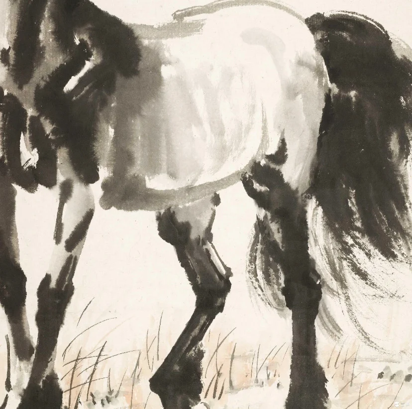 徐悲鸿《秋风立马》580万成交，乱世中的精神