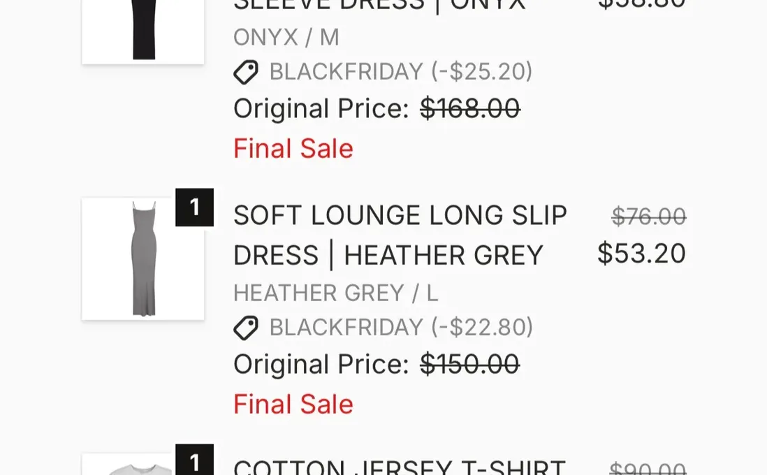 Skims黑五价格！仅试穿二手转！