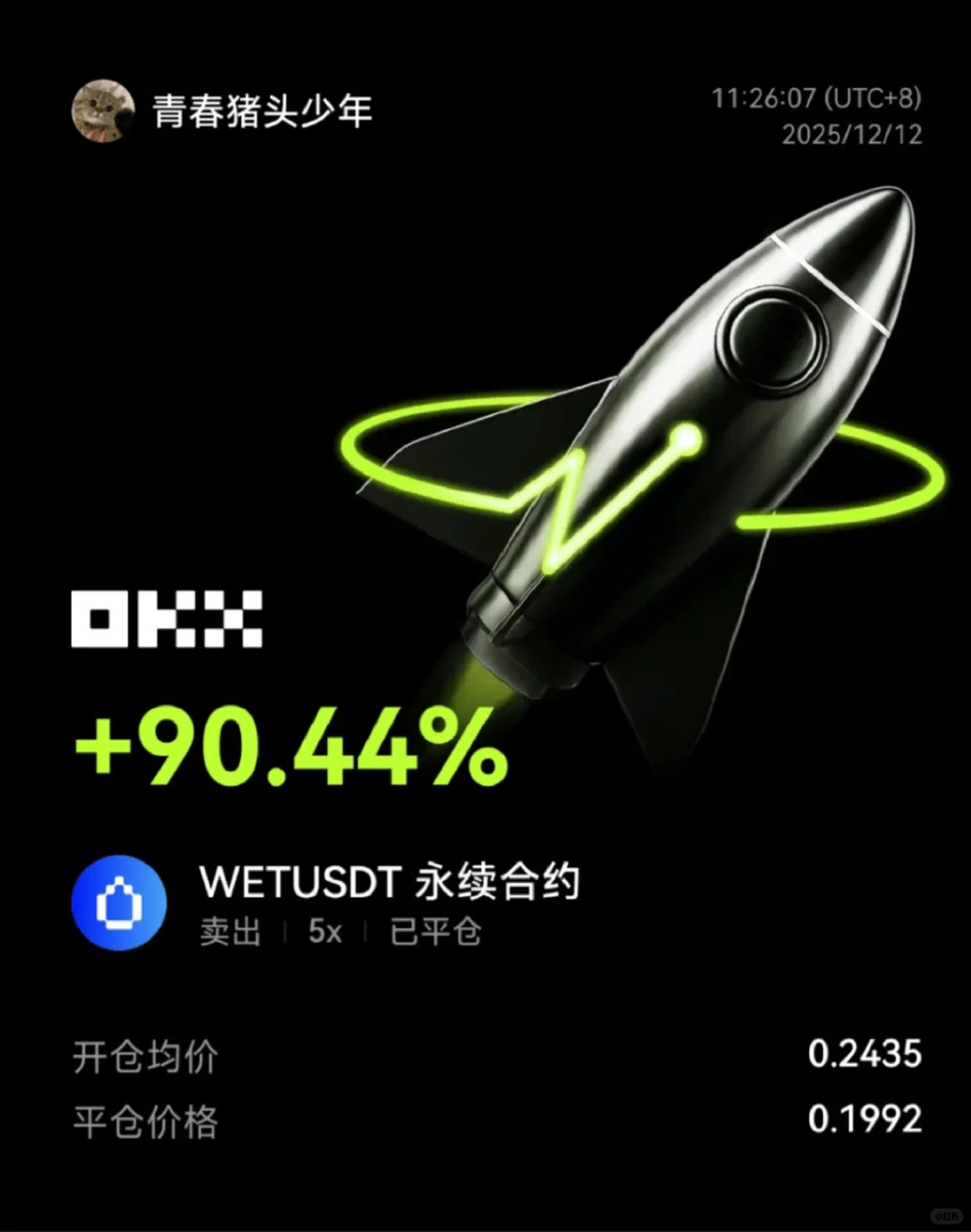 空了8个山寨币全盈利了