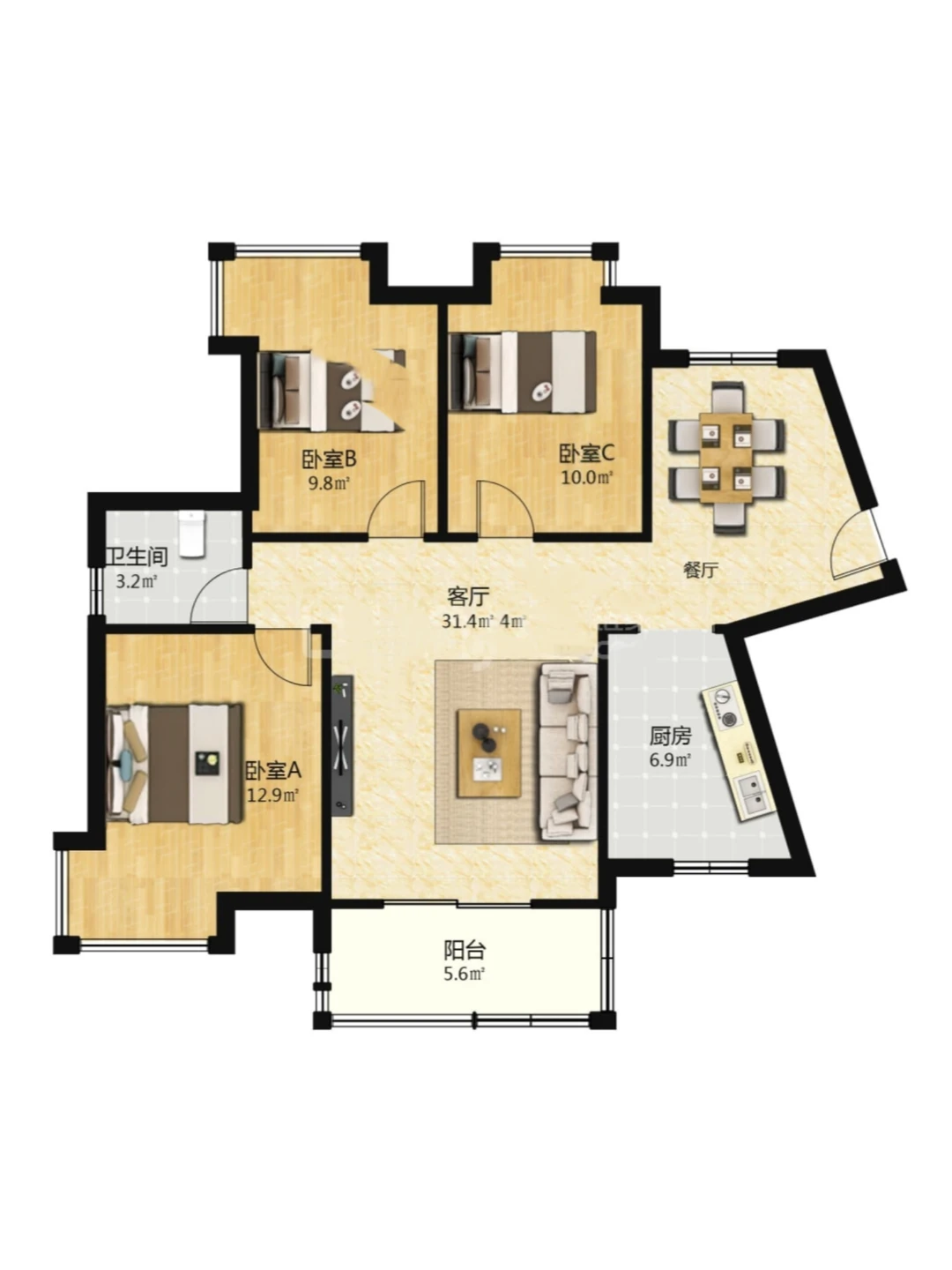 海沧区政府电梯高层三房只卖两房的价格诚售
