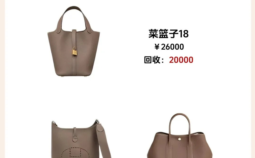 爱马仕12月人气包款行情来啦~