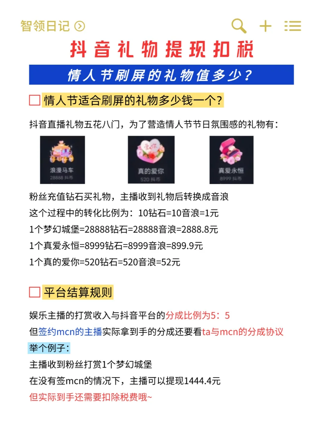 抖音礼物提现扣税大揭秘