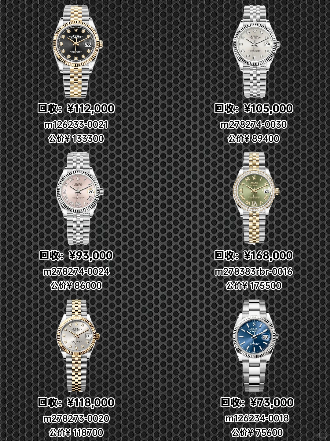 被姐妹问炸了❗劳力士女装日志回收行情揭秘