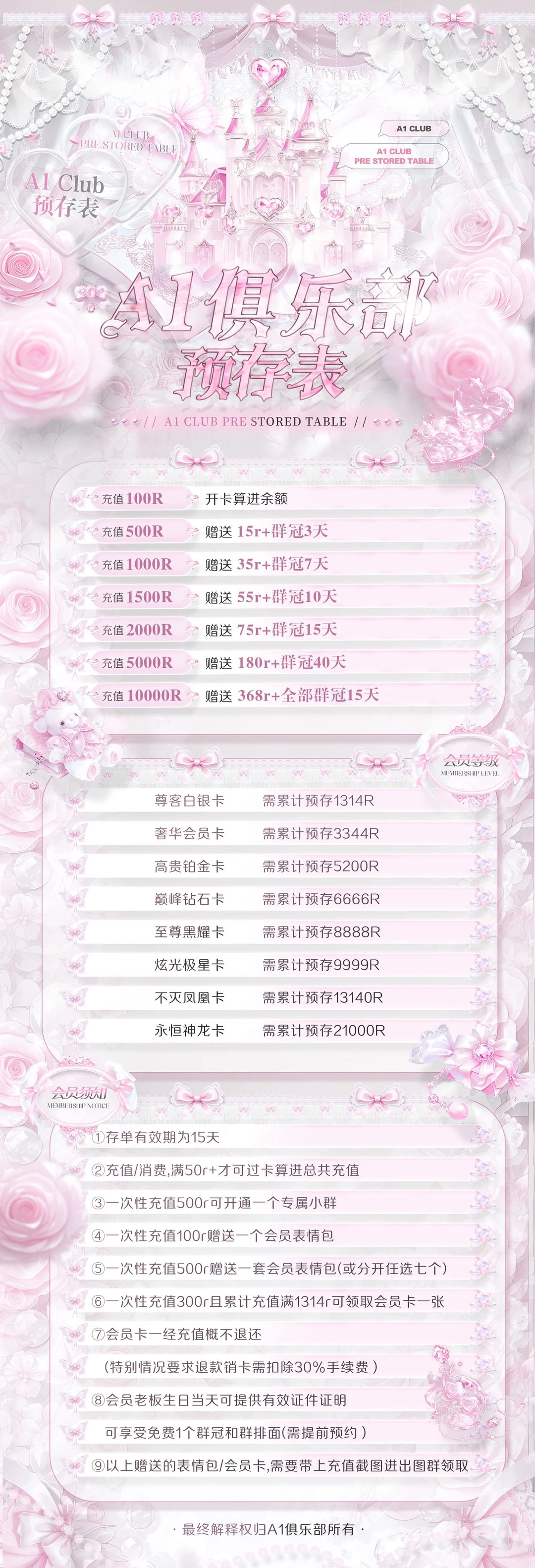 哇哇哇这是谁家的价格表这么好看