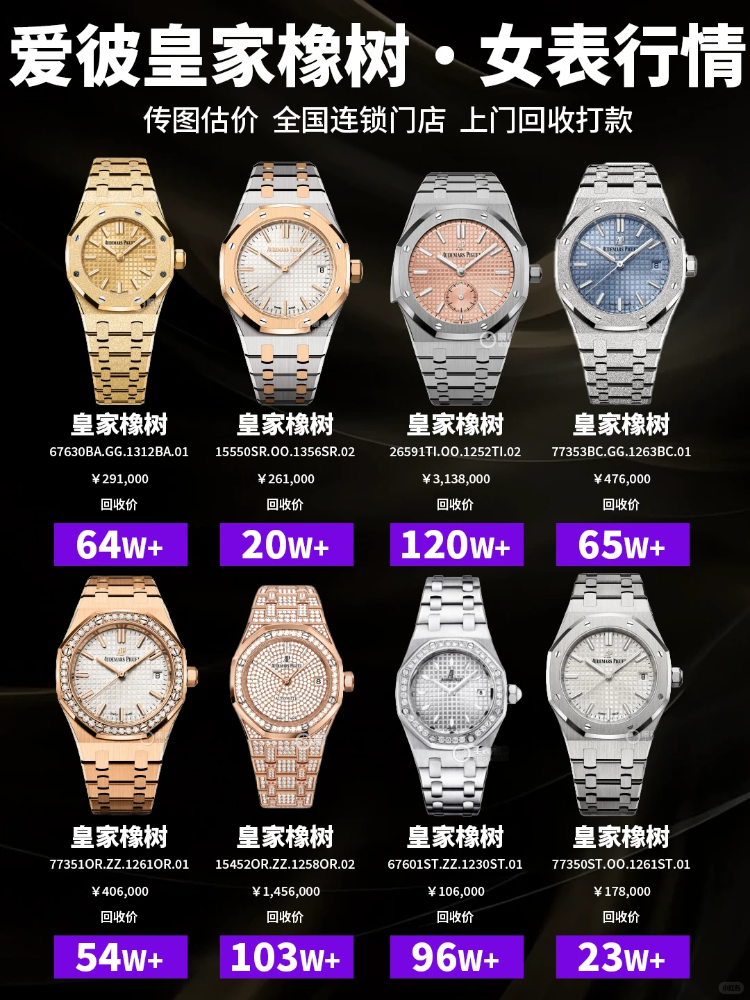 急急急出手🆘爱彼女表回收行情稳涨了！