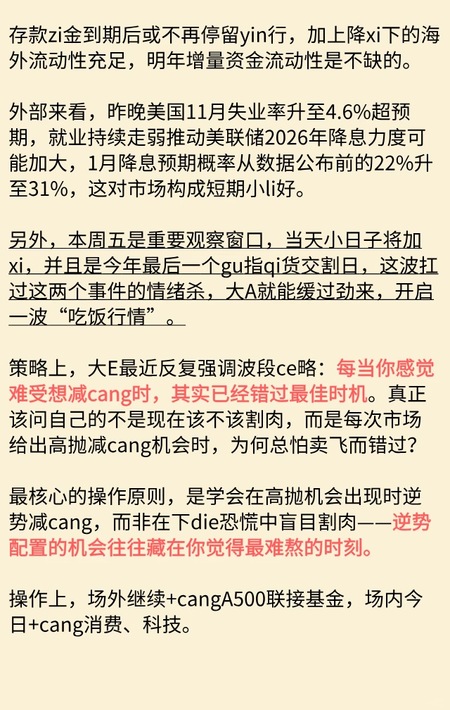 12.17尾盘分析及明日前瞻：反弹！