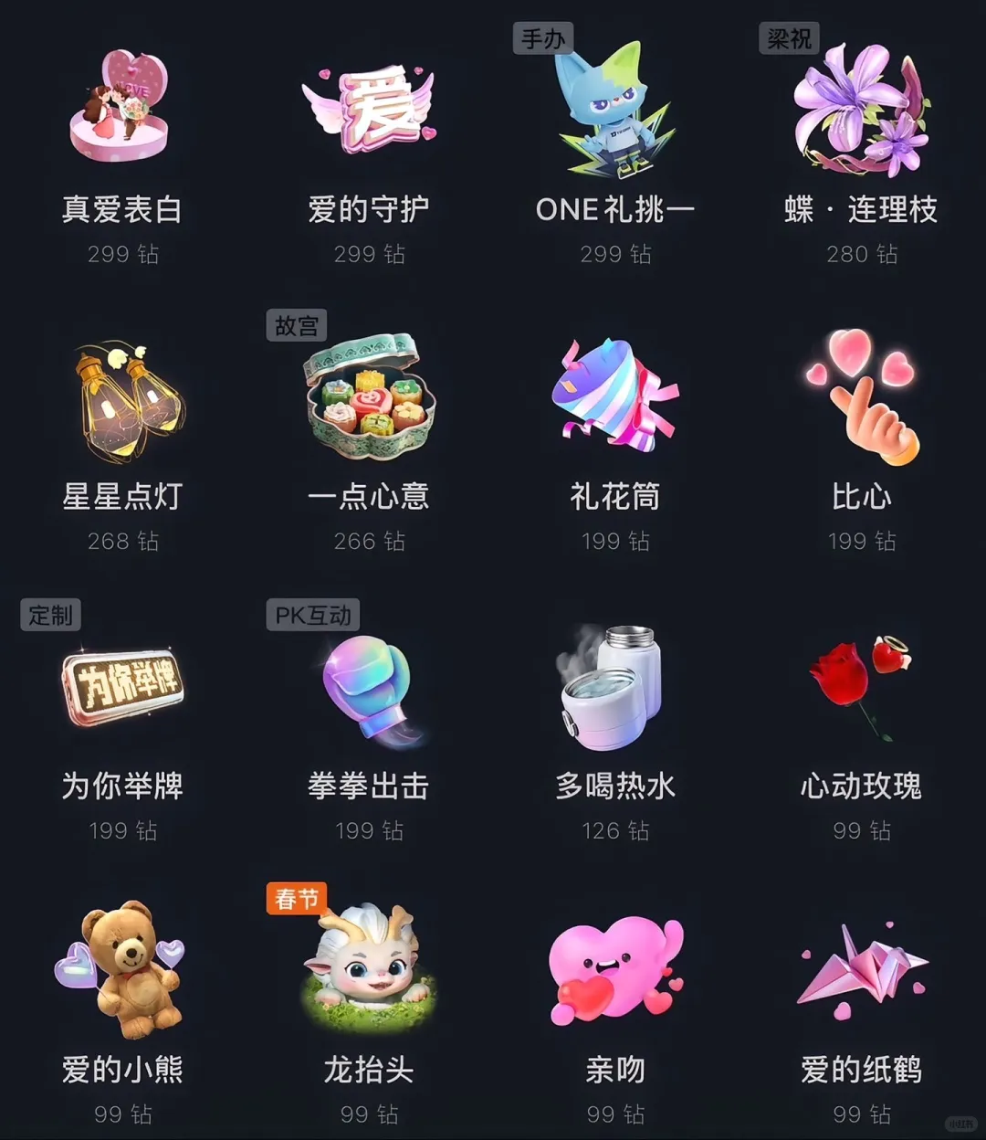 dy礼物换算人民币🎁=💰