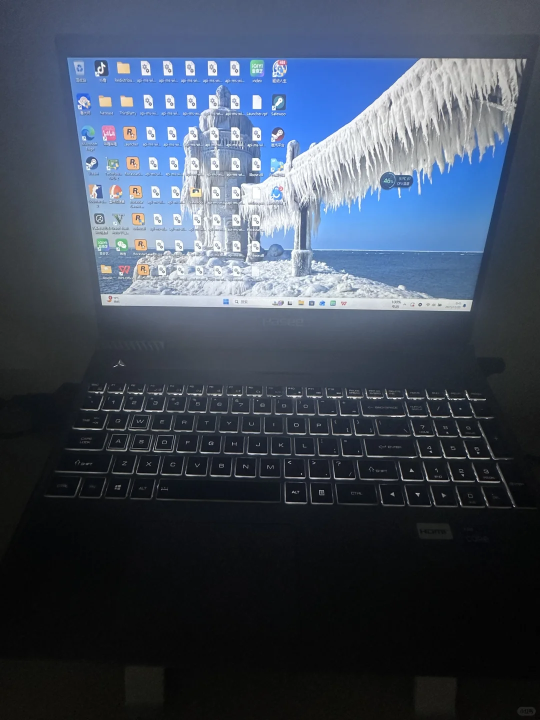 ➗神舟s7t游戏本，3050ti