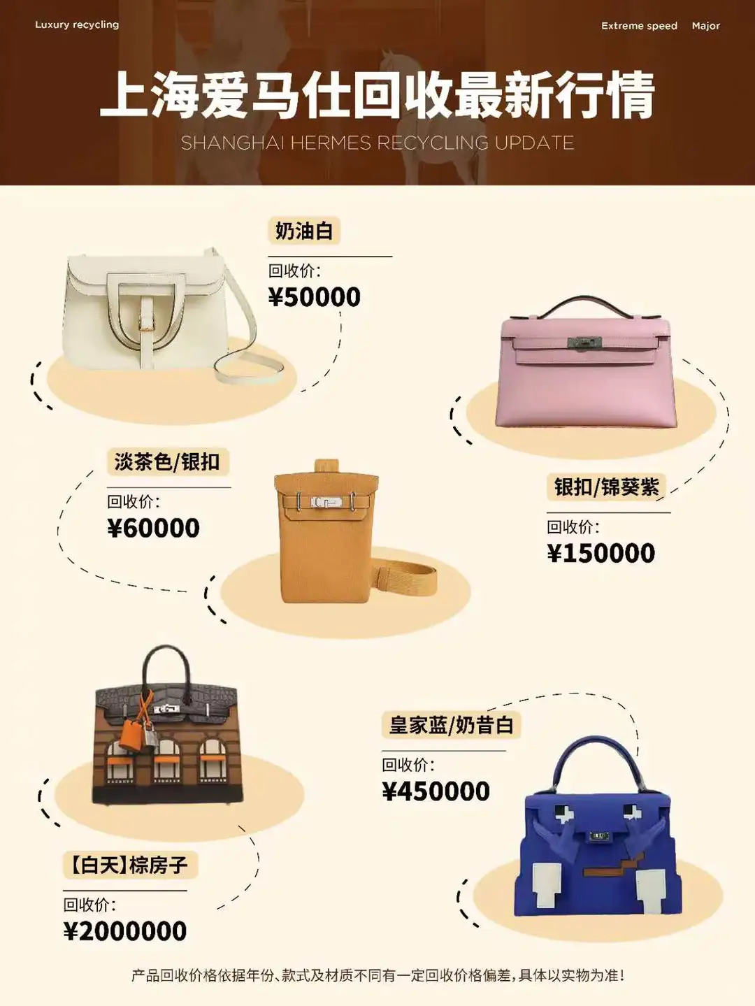溢价回收！快来看上海爱马仕奢侈品行情速递
