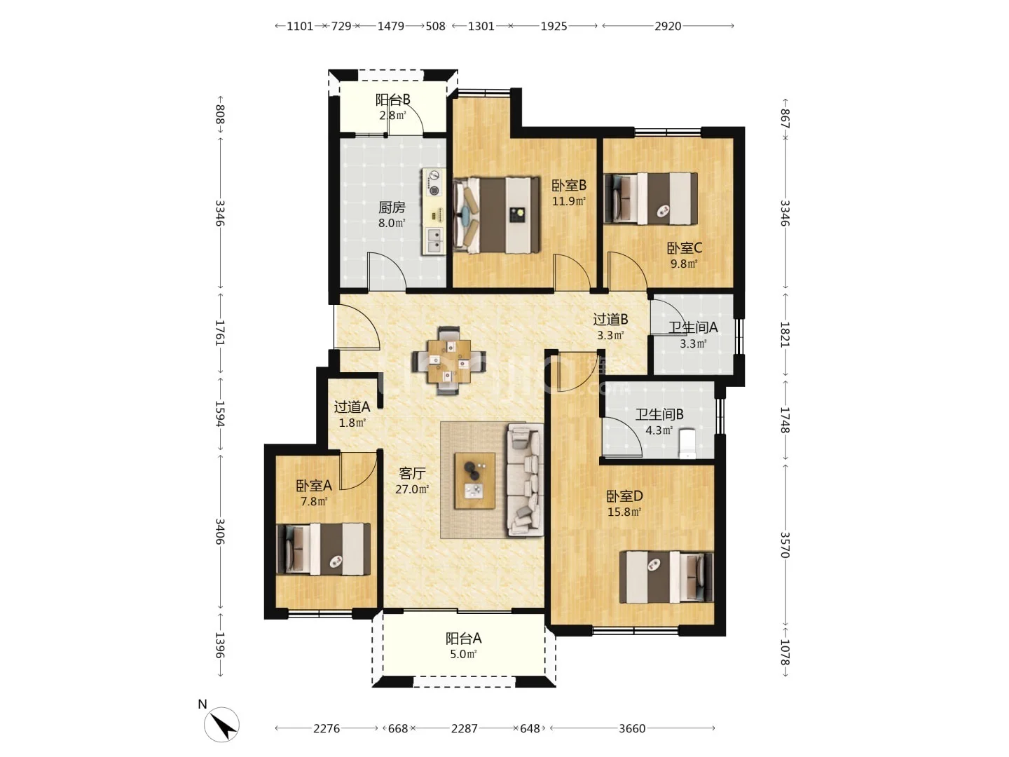 长沙房东怒亏急售！含车位仅68w！欢迎捡漏！