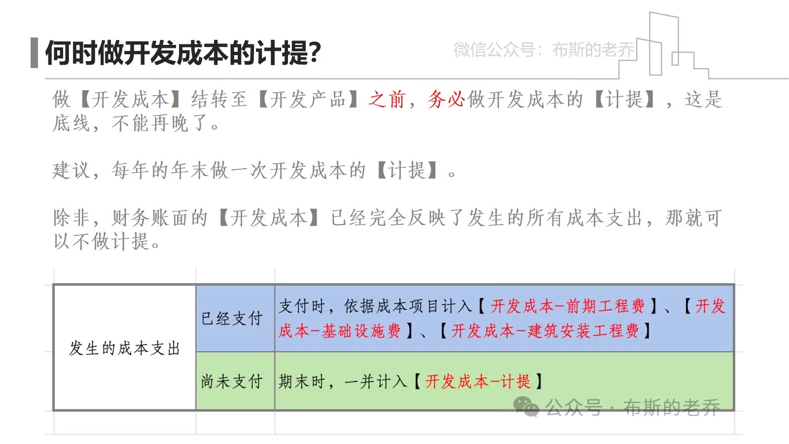 为何做开发成本计提？如何做开发成本计提