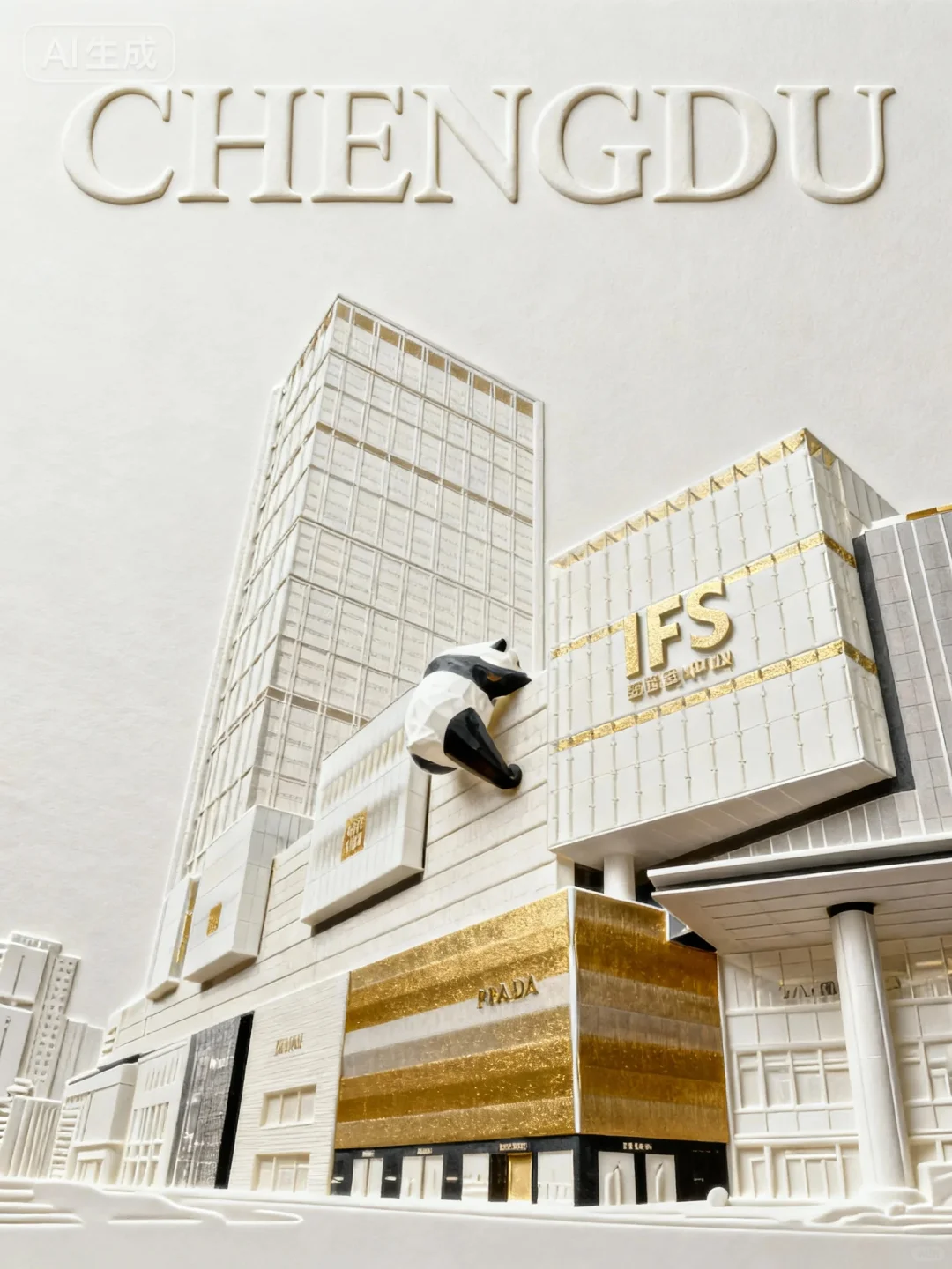 这质感搭配金色，真的超适合地产