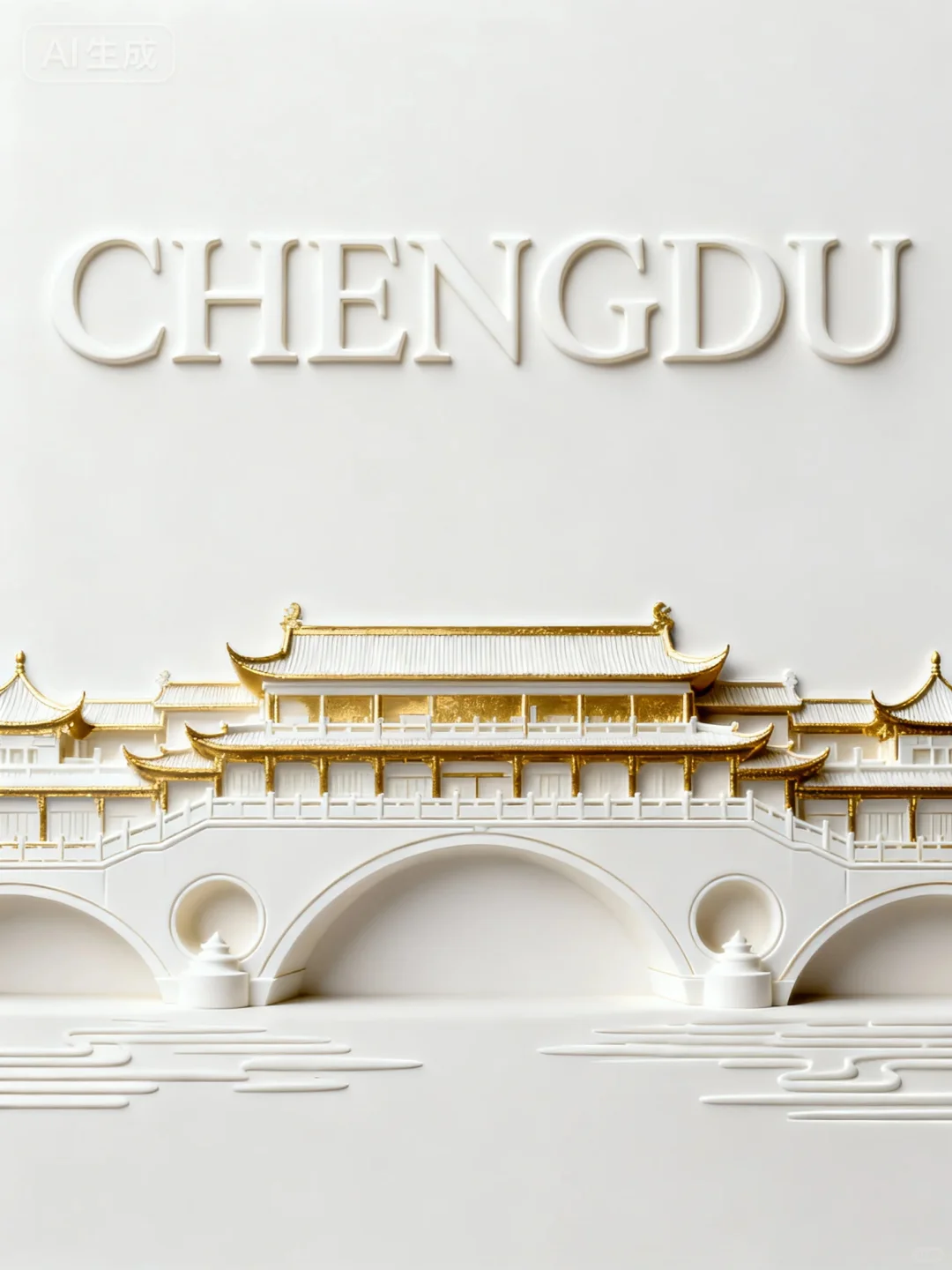 这质感搭配金色，真的超适合地产