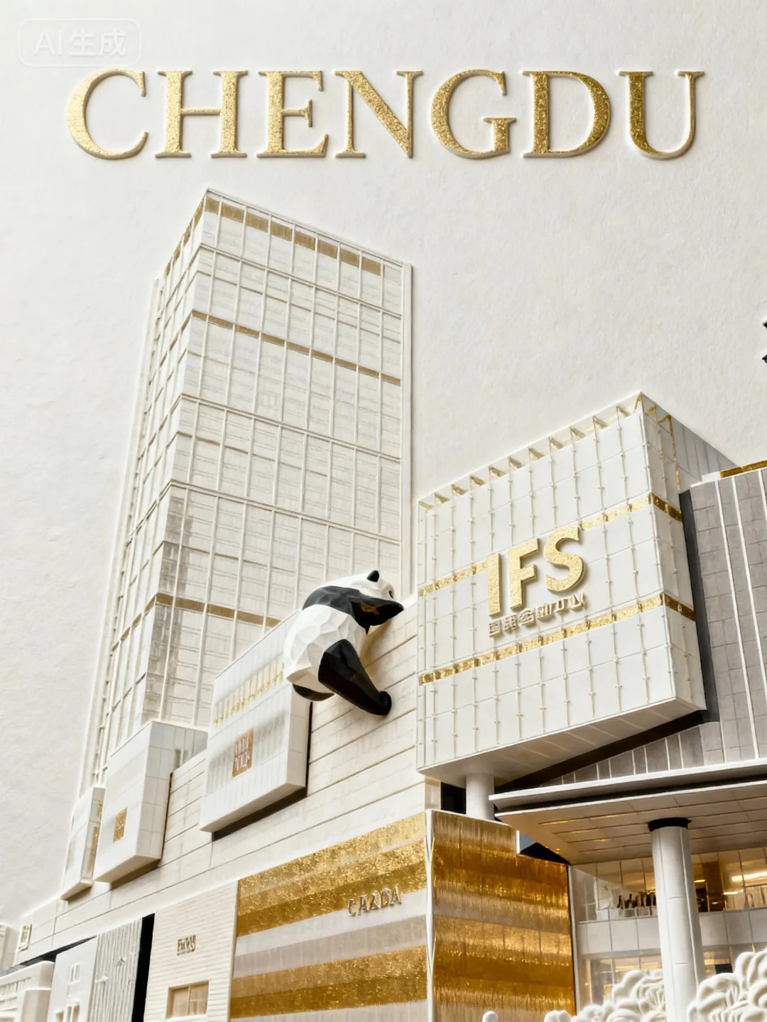 这质感搭配金色，真的超适合地产