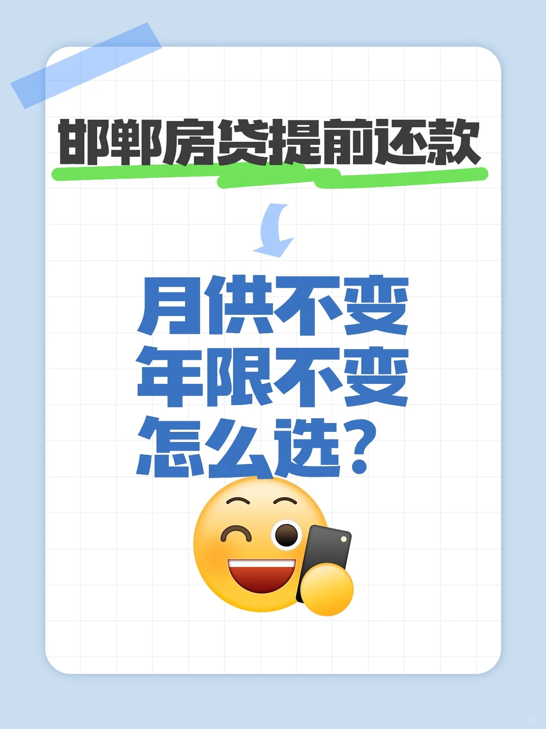 邯郸房贷提前还款，选哪种更划算？