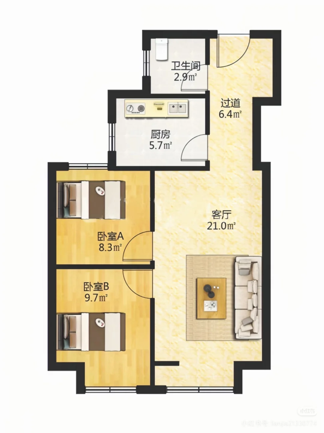 石家庄天山丨高新区经典小户型69万