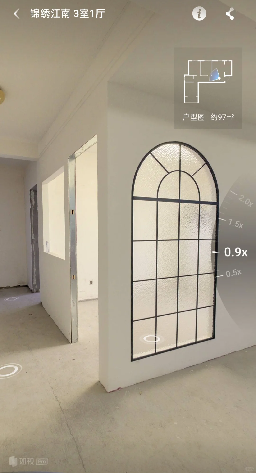 锦绣江南，小三居，全明户型