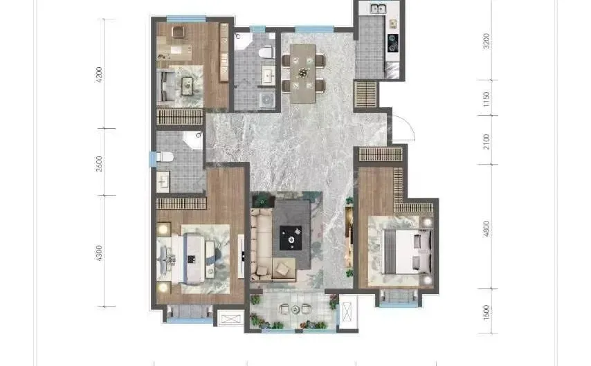 石家庄洋房卷疯了！129㎡工抵房135万现房！