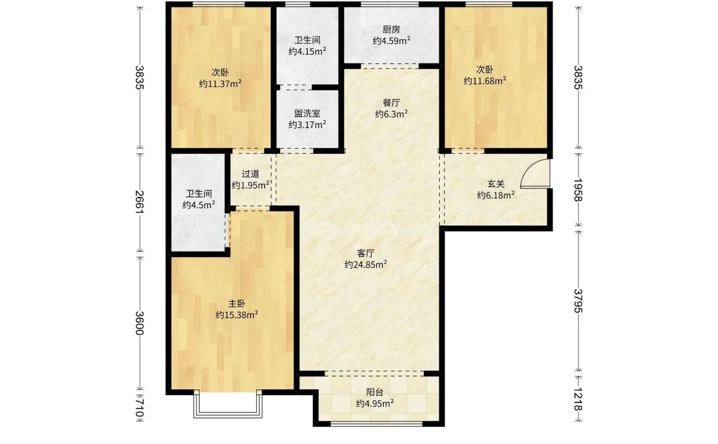 石家庄长安区 | 130㎡ 88万❗二环旁 好楼层