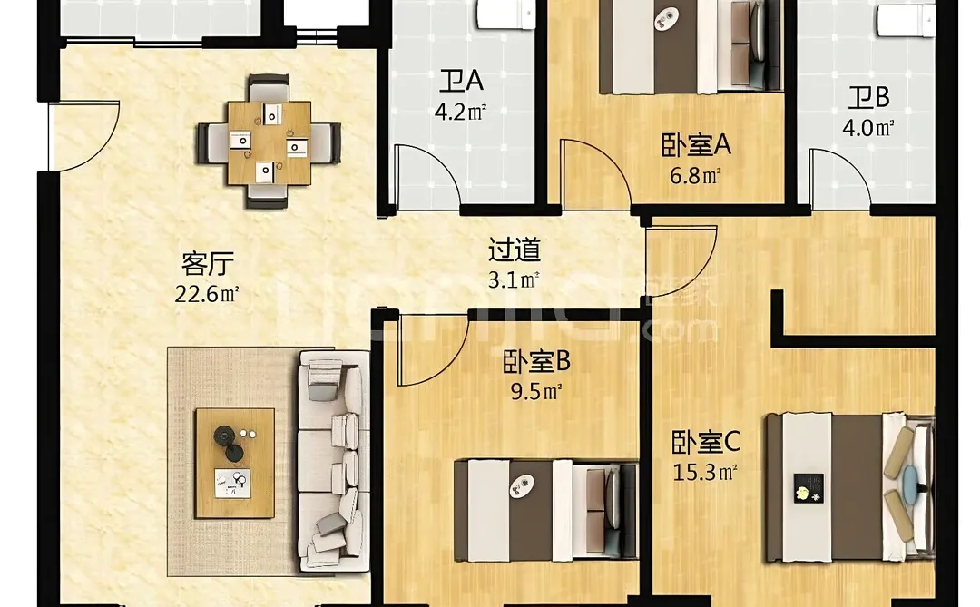 一年半跌去140万丨江上印114平东首好楼层