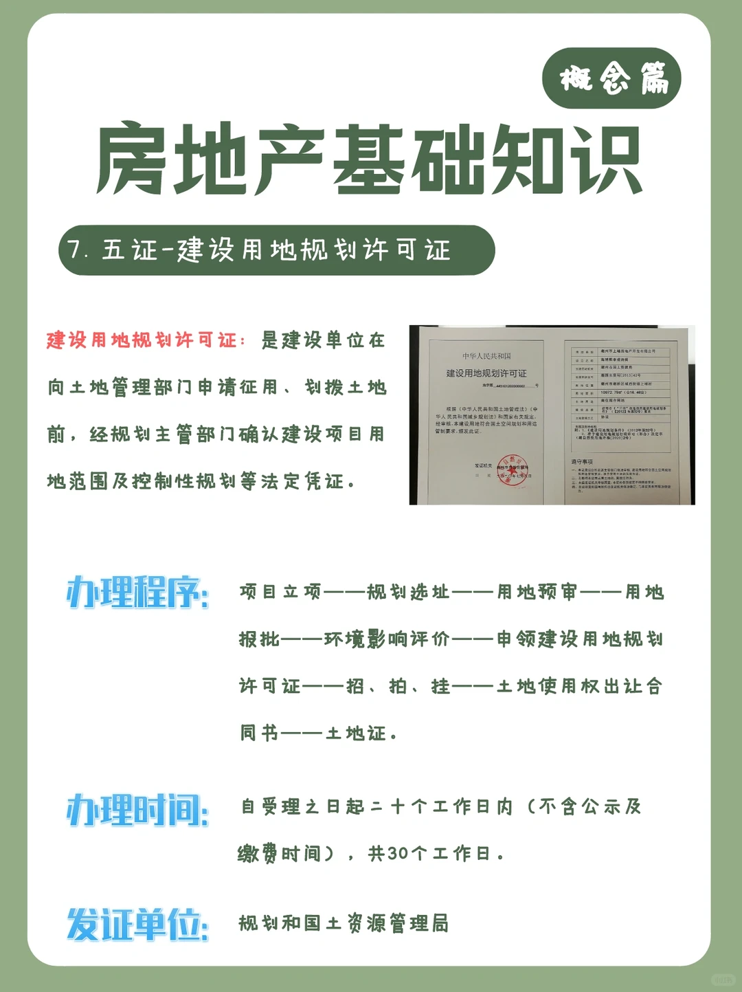 房地产项目“五证”