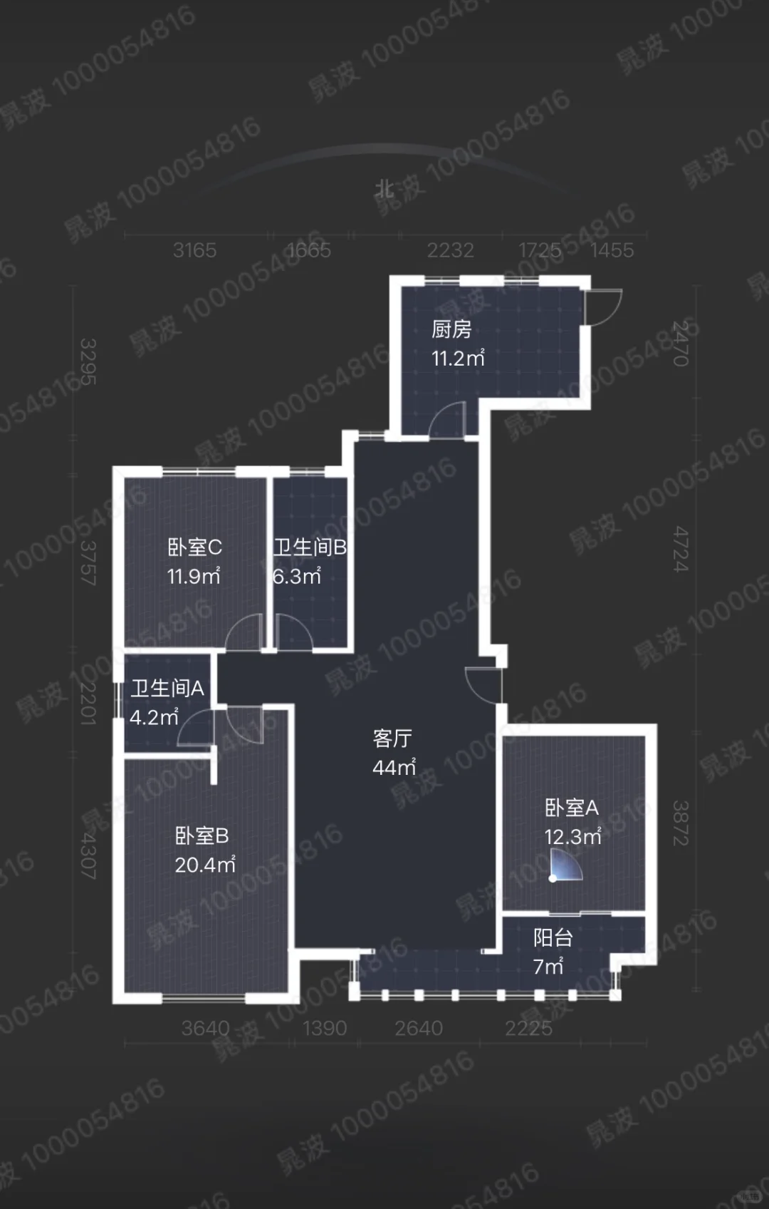 裕华区一梯一户宝藏双书包房源