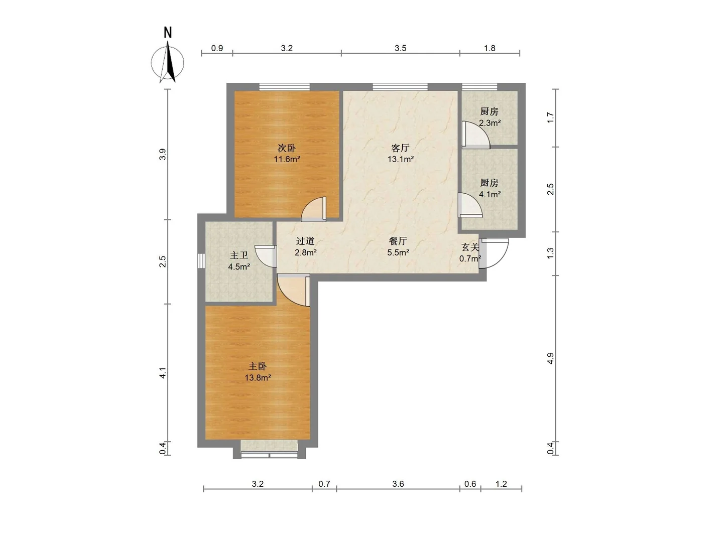 39.5W抢北二环精装两室！房东怕是会哭😭