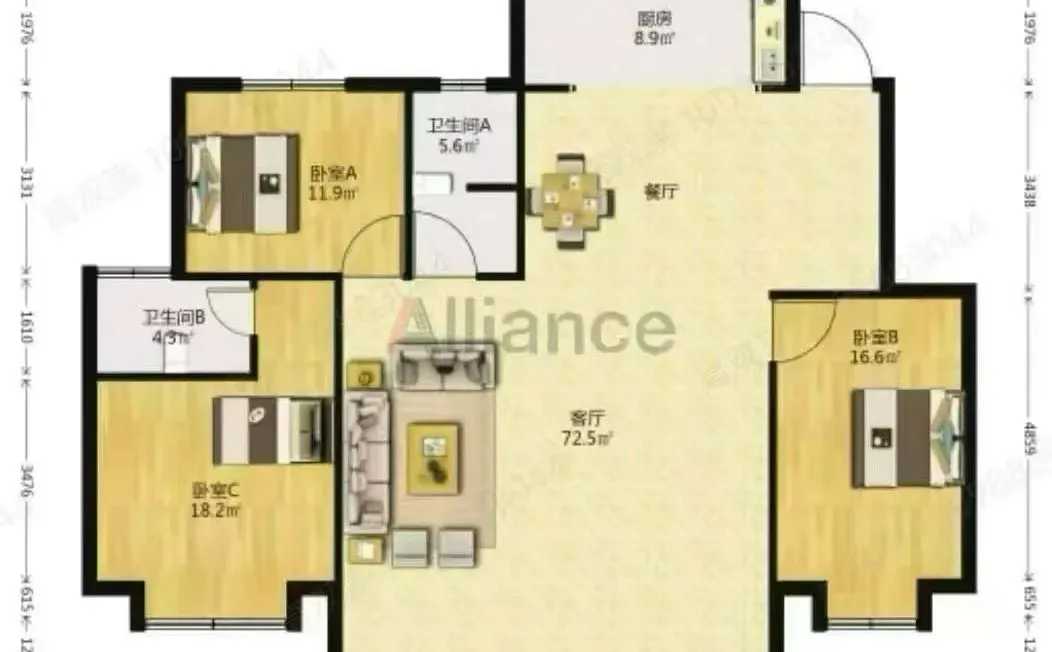 宝鸡曙光路阳光100 一楼出售