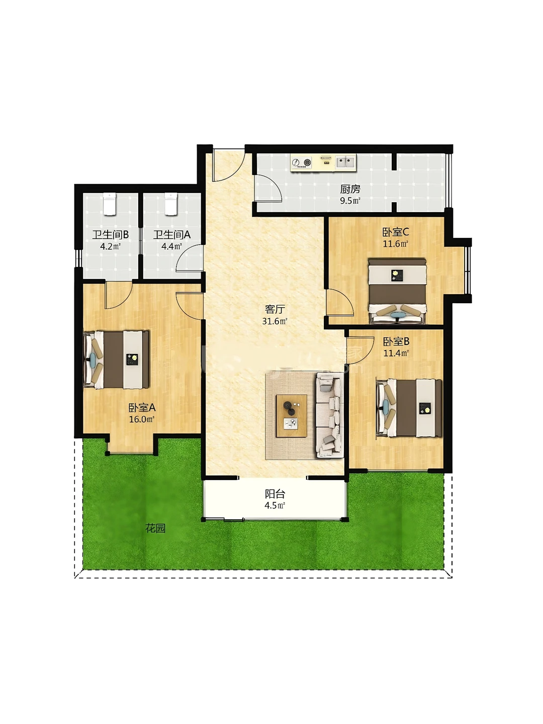 天津站旁｜119㎡带院🌸日籍华人 离津急售